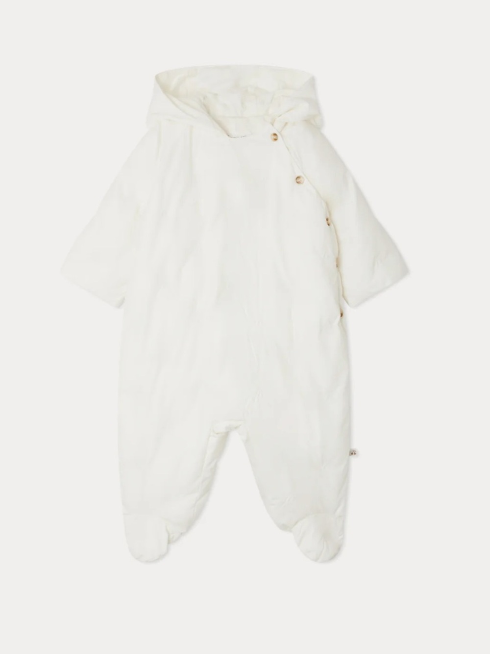Bonpoint Caramelo Snowsuit milk white